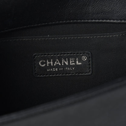 Chanel Calfskin Quilted Medium Boy Flap Black 6 of 12
