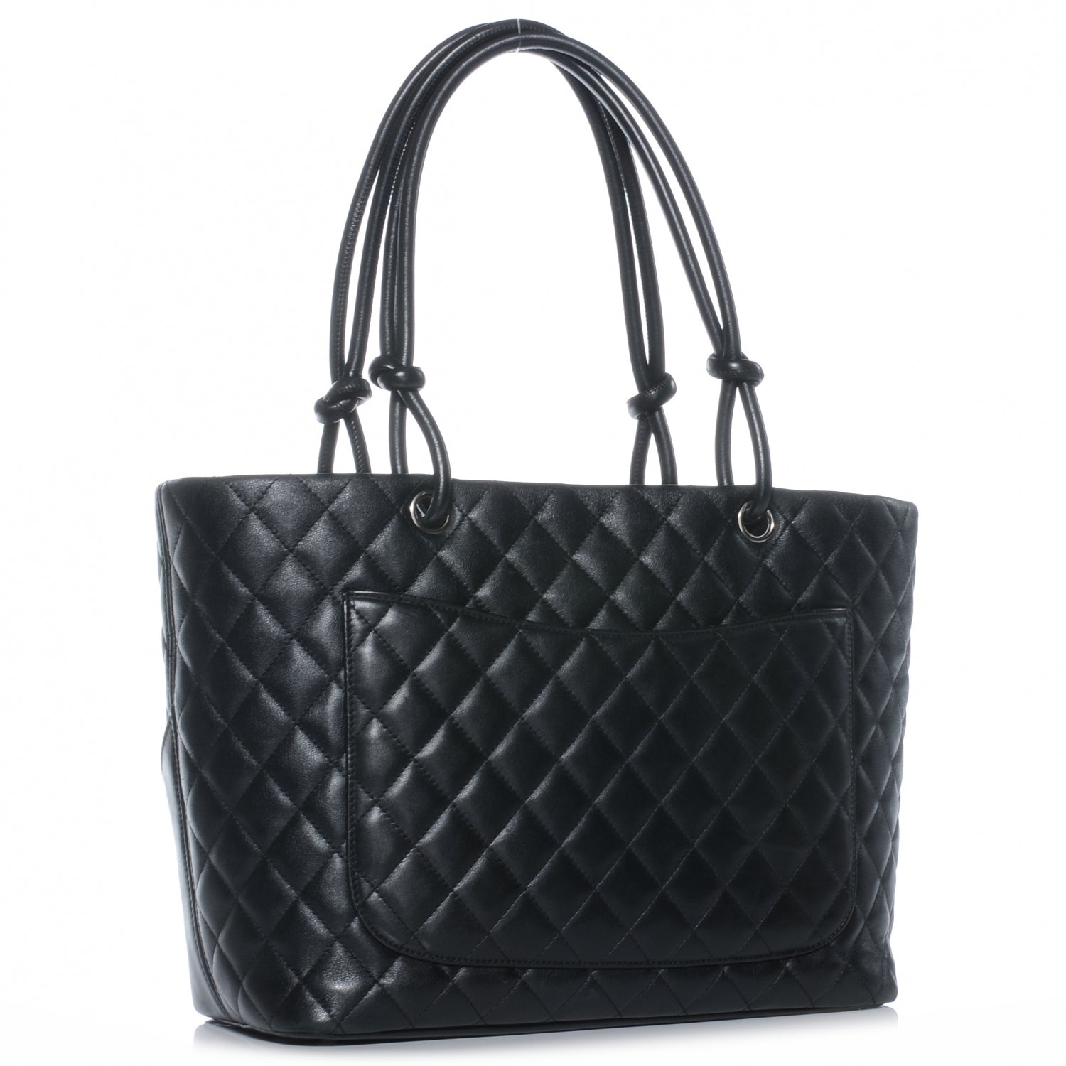 Chanel Calfskin Quilted Large Cambon Tote Black 3 of 8