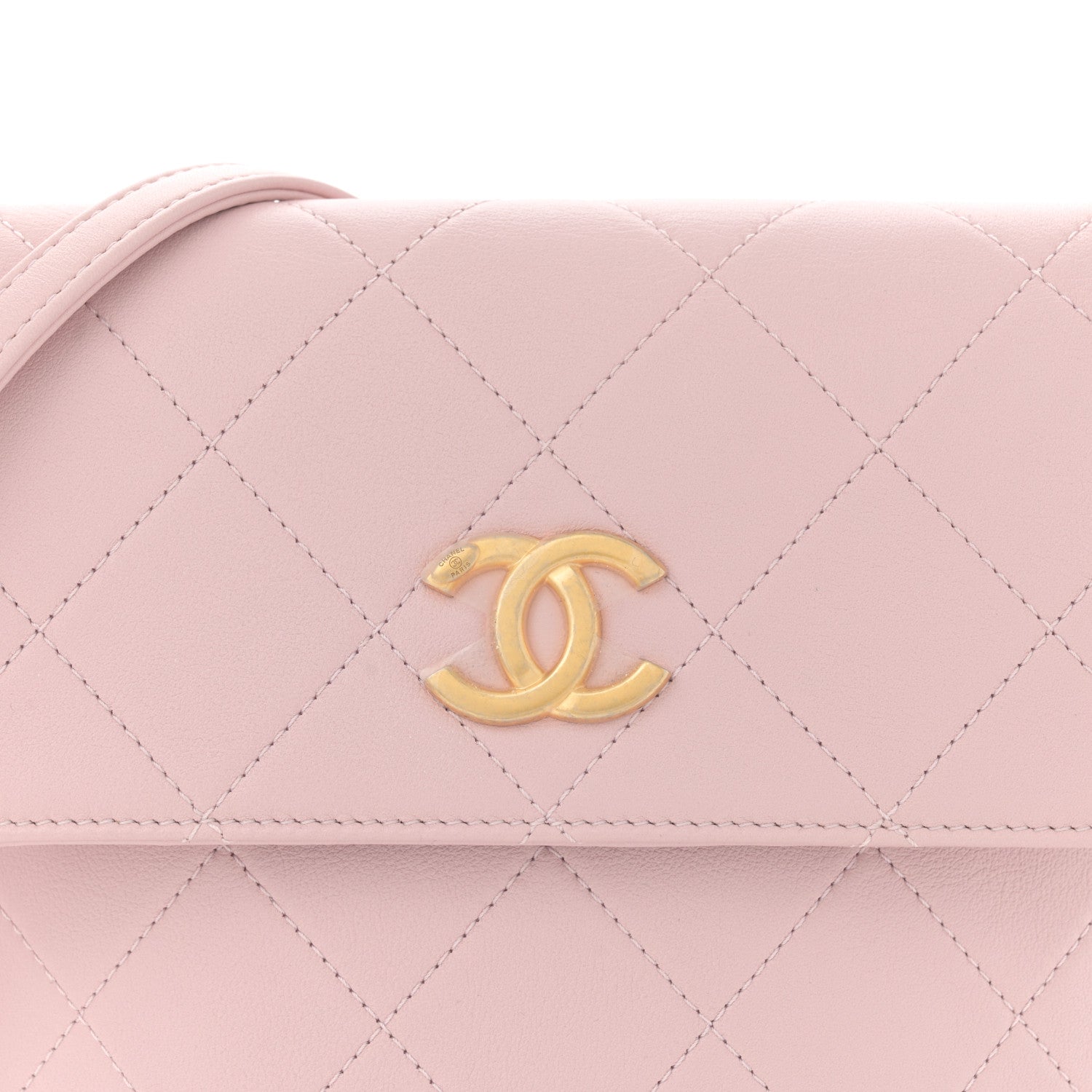 Chanel Calfskin Quilted Pearl Small About Pearls Hobo Bag Light Pink 8 of 13