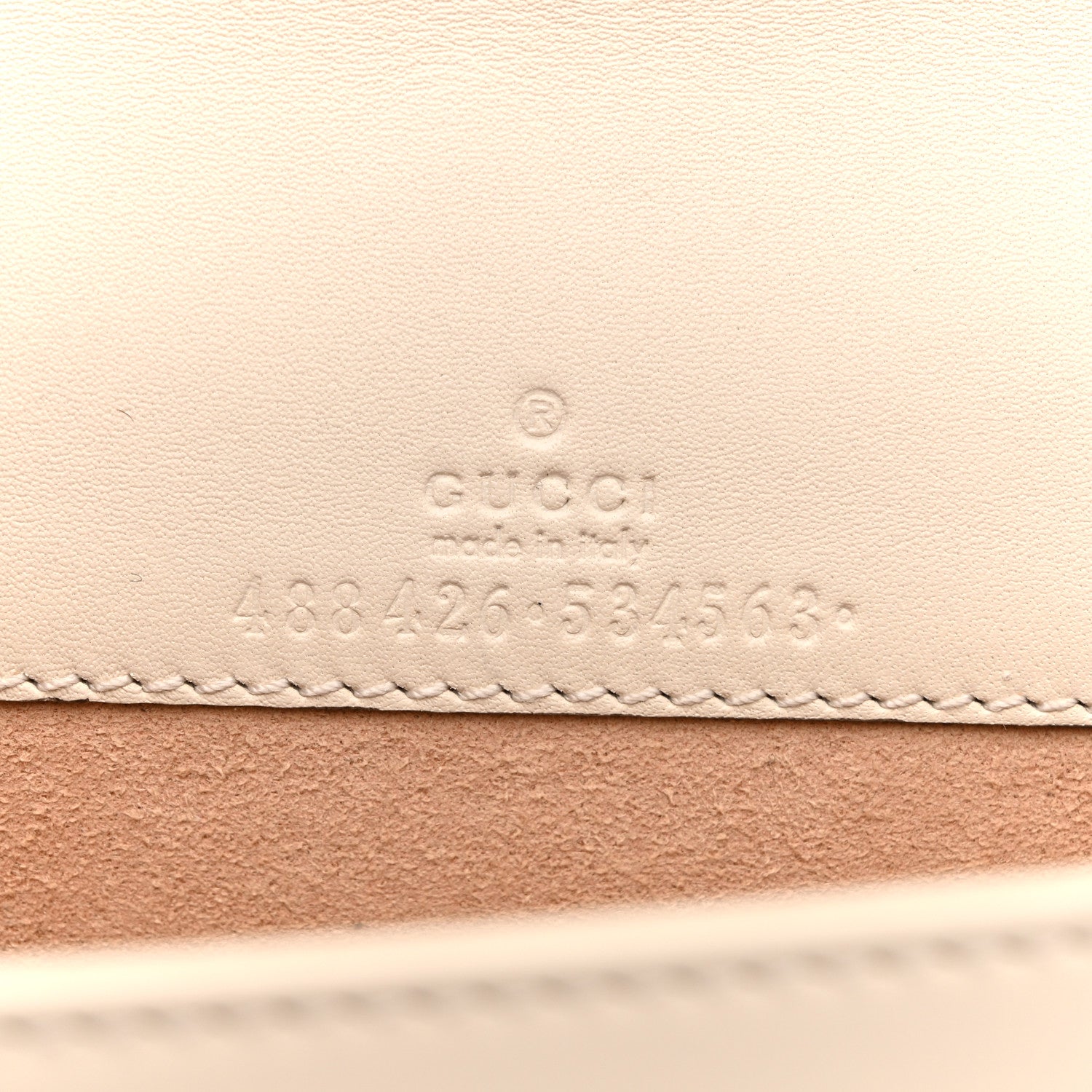 Gucci Calfskin Matelasse GG Marmont Mini Bag White 6 of 9