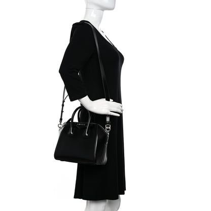 Givenchy Shiny Lord Calfskin Mini Antigona Black 2 of 12