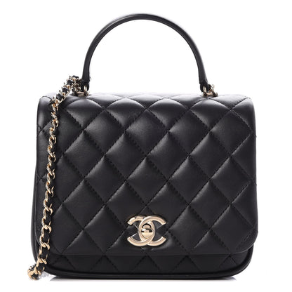 Chanel Lambskin Quilted Mini Citizen Chic Flap Black 1 of 8