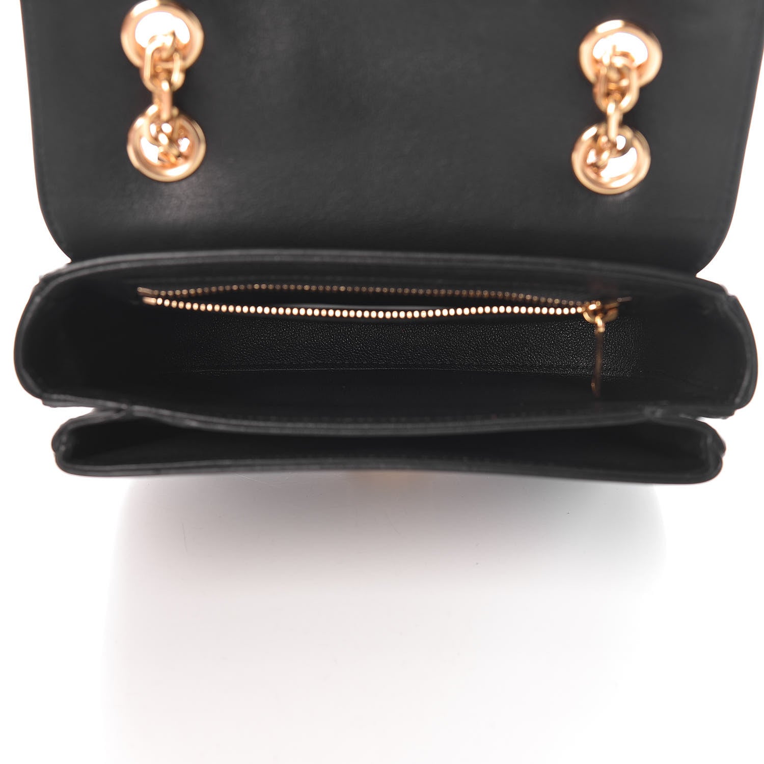 Celine Shiny Calfskin Small C Bag Black 5 of 10