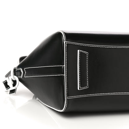Givenchy Calfskin Contrast Topstitch Small Antigona Black White 8 of 14