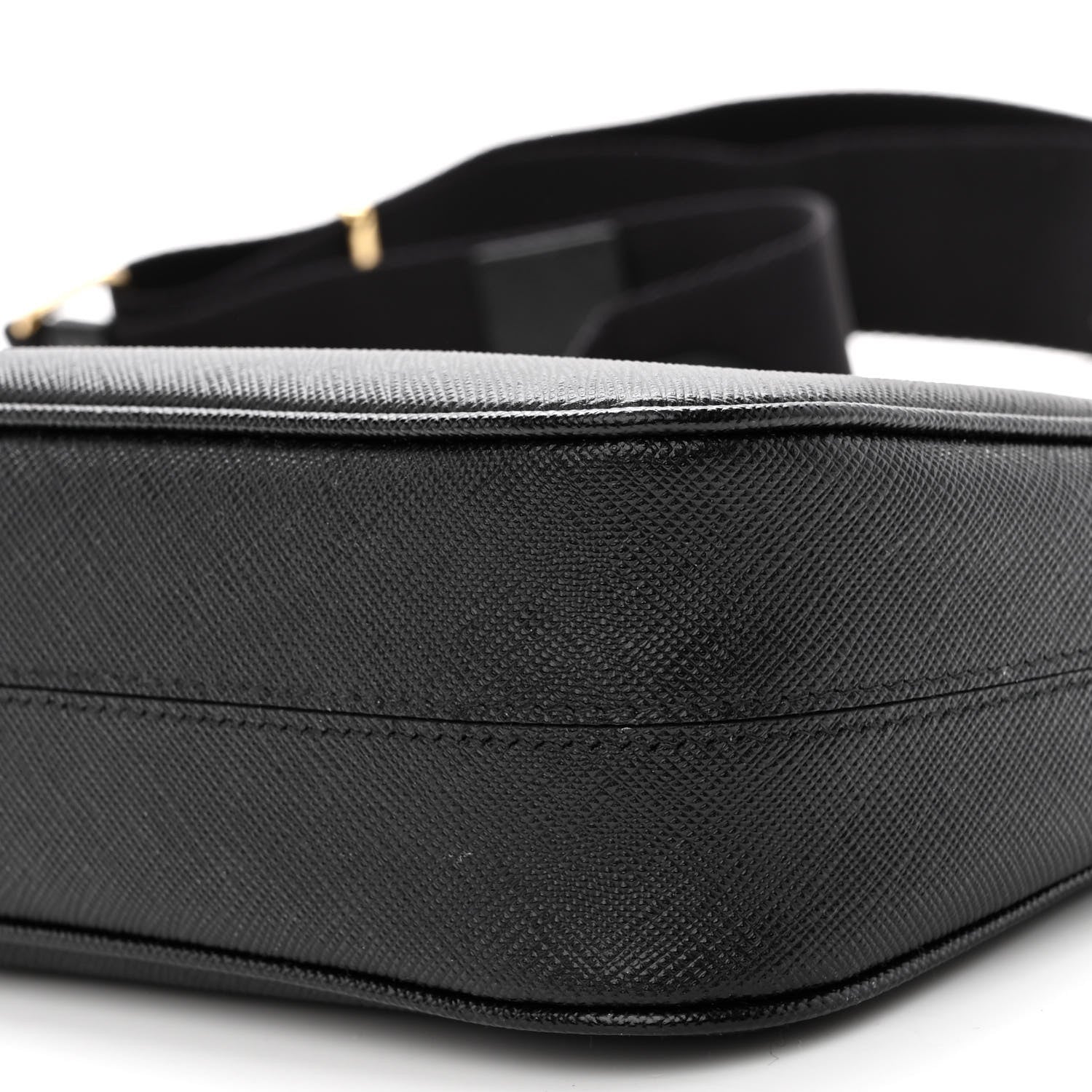 Prada Saffiano Lux Re-Edition 2005 Shoulder Bag Black 9 of 9