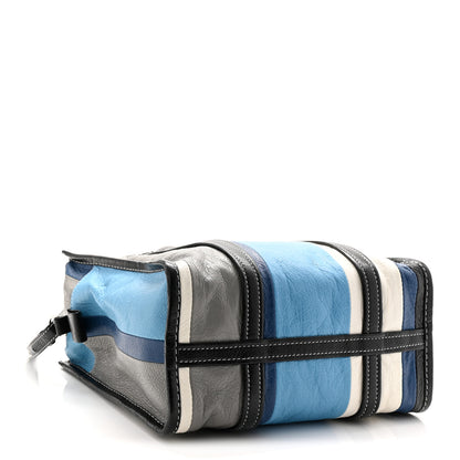 Balenciaga Veau Arena Multicolore S Bazar Shopper Tote Bleu Gris White Black 4 of 13