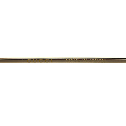 Gucci Metal Fork Square Frame Sunglasses GG1031S Gold 6 of 8