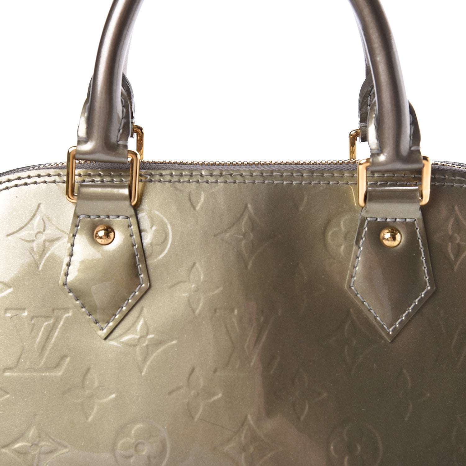 Louis Vuitton Vernis Alma PM Gris Art Deco 9 of 11