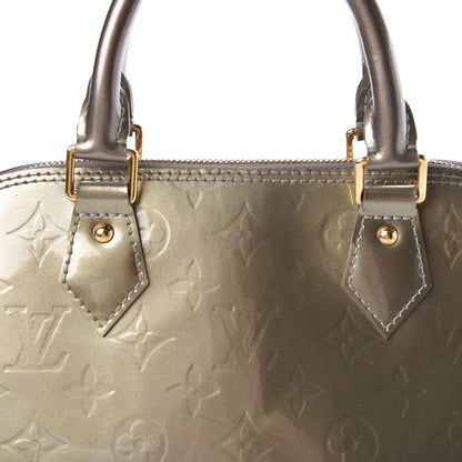 Louis Vuitton Vernis Alma PM Gris Art Deco 9 of 11