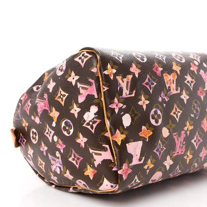 Louis Vuitton Watercolor Aquarelle Speedy 30 Brown 10 of 11