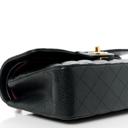 Chanel Caviar Quilted Small Double Flap Black 10 of 12