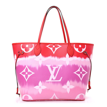 Louis Vuitton Monogram Escale Neverfull MM Rouge 1 of 10
