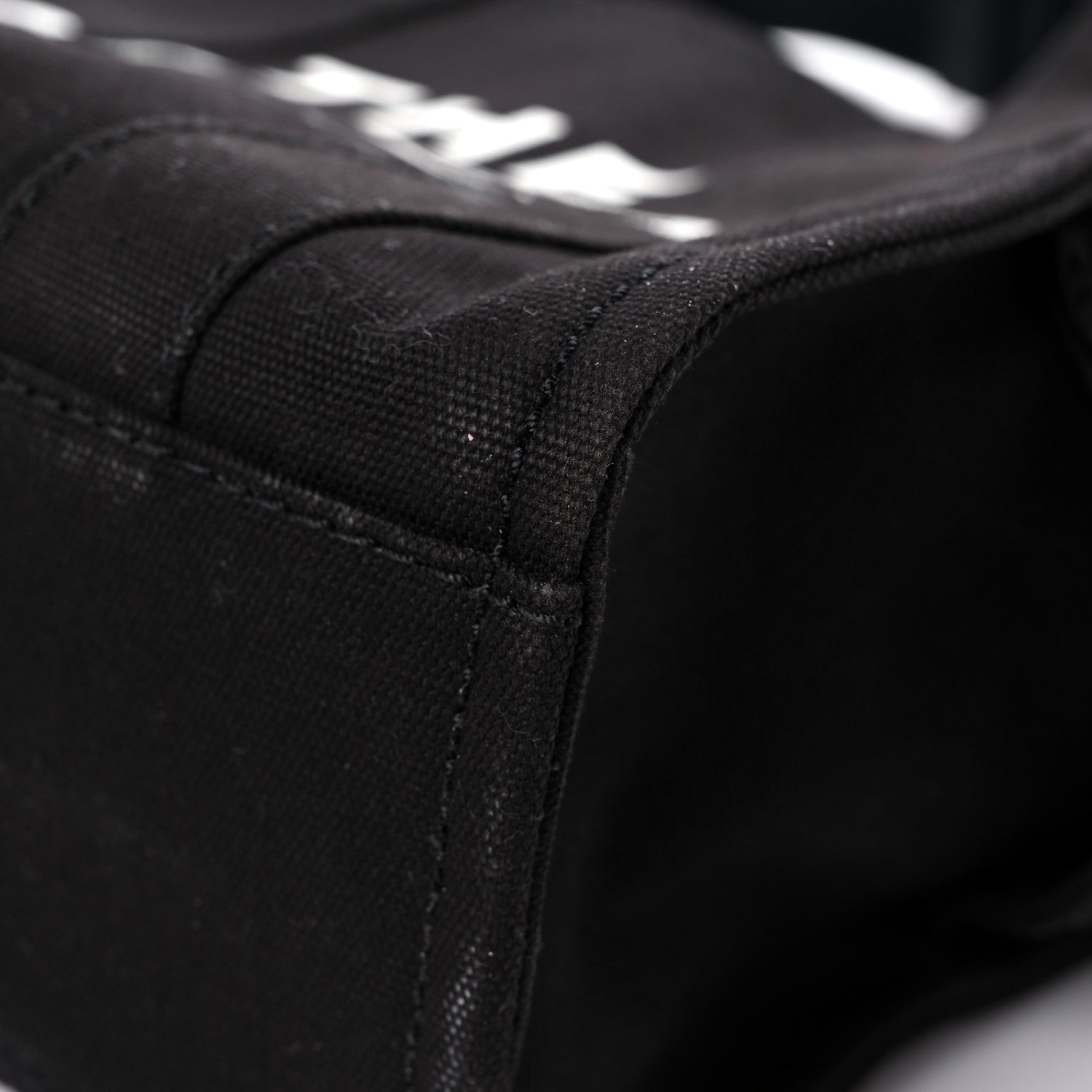 Marc Jacobs Cotton Canvas Mini The Traveler Tote Bag Black 7 of 13