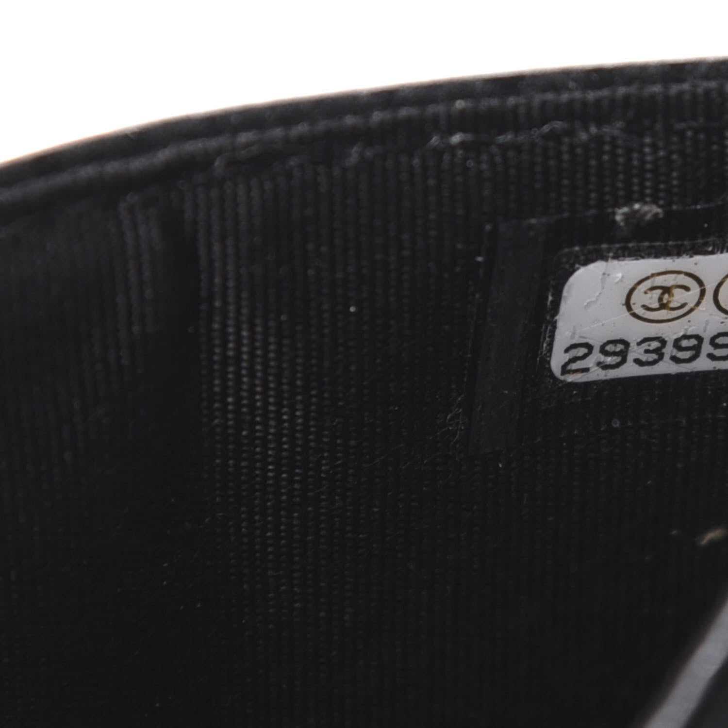 Chanel Caviar Quilted Boy Card Holder Black 8 of 9