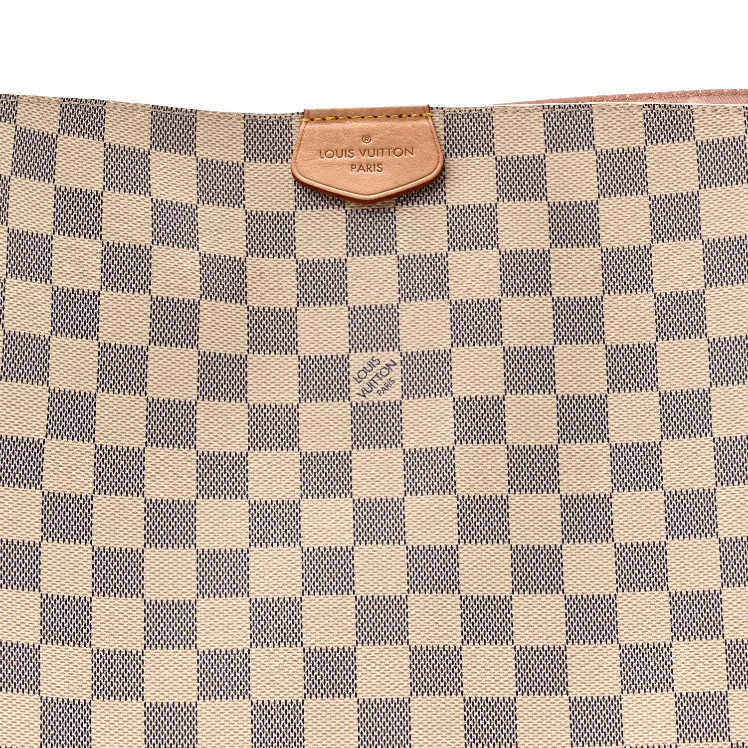Louis Vuitton Damier Azur Graceful MM Rose Ballerine 7 of 9