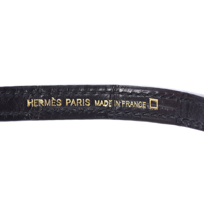 Hermes Matte Alligator Mini Kelly Sellier 20 Black 29 of 39