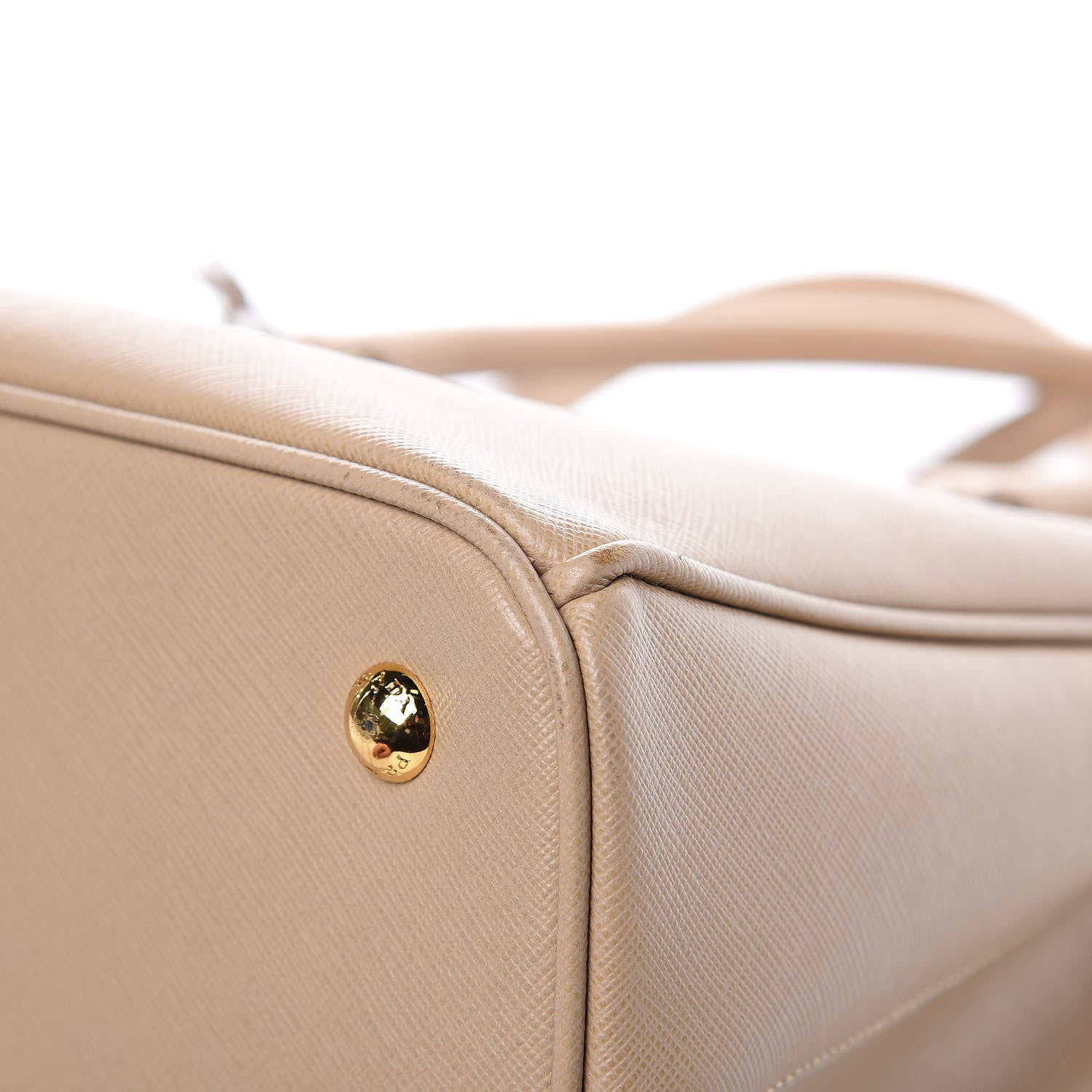 Prada Saffiano Lux Medium Tote Sabbia 11 of 15