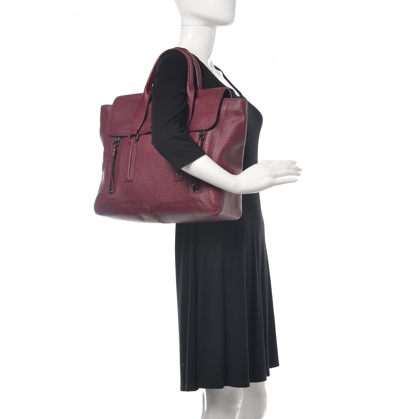3.1 Large Pashli Satchel Aubergine
