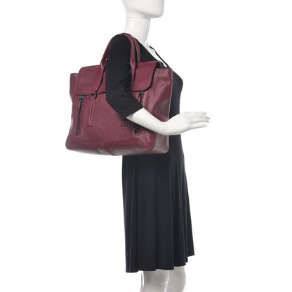3.1 Phillip Lim 3.1 Large Pashli Satchel Aubergine 2 of 13