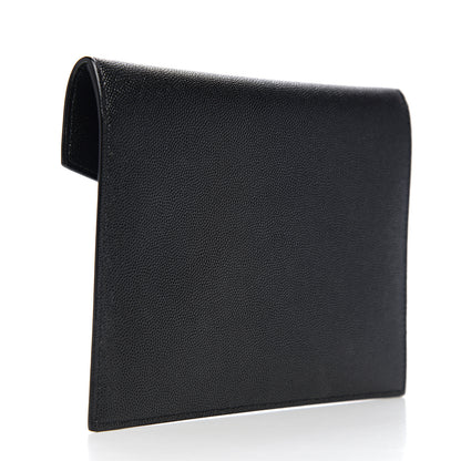 Saint Laurent Grain De Poudre Uptown Baby Pouch Black 2 of 7