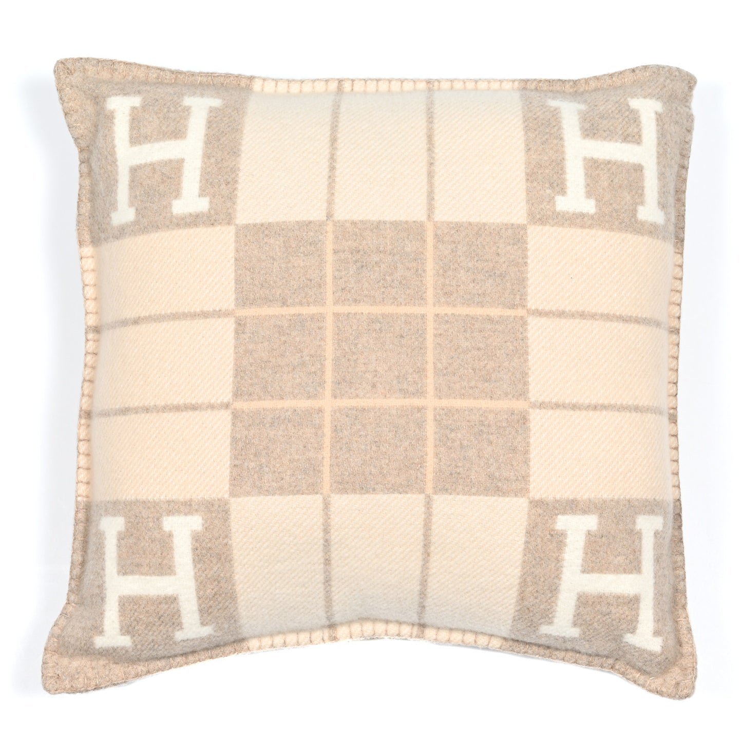 Wool Cashmere Avalon III Pillow PM Coco Camomille