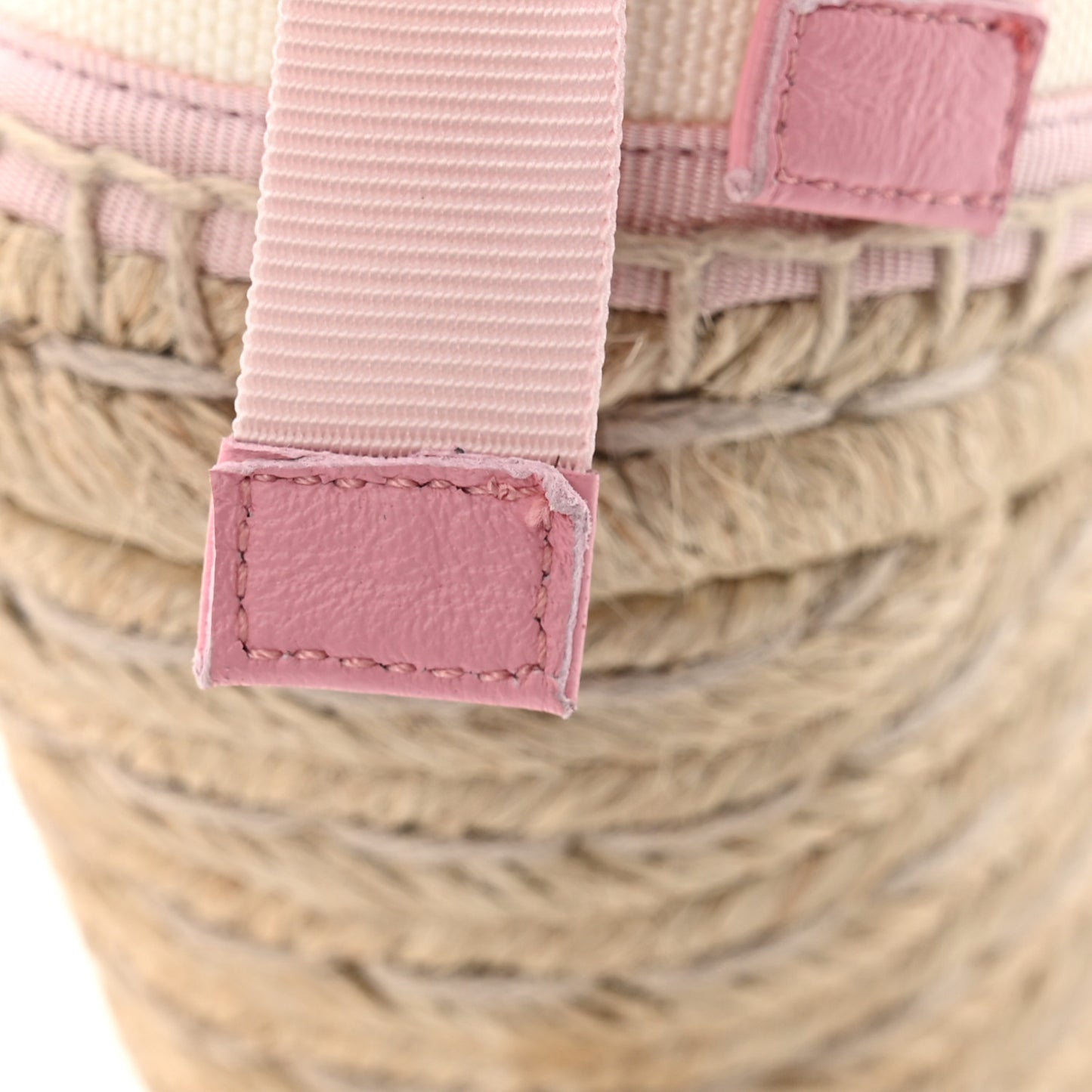 Canvas Grossgrain Embroidered Judit Ankle Wrap Platform 35/120mm Espadrille Wedges 37.5 White Shell
