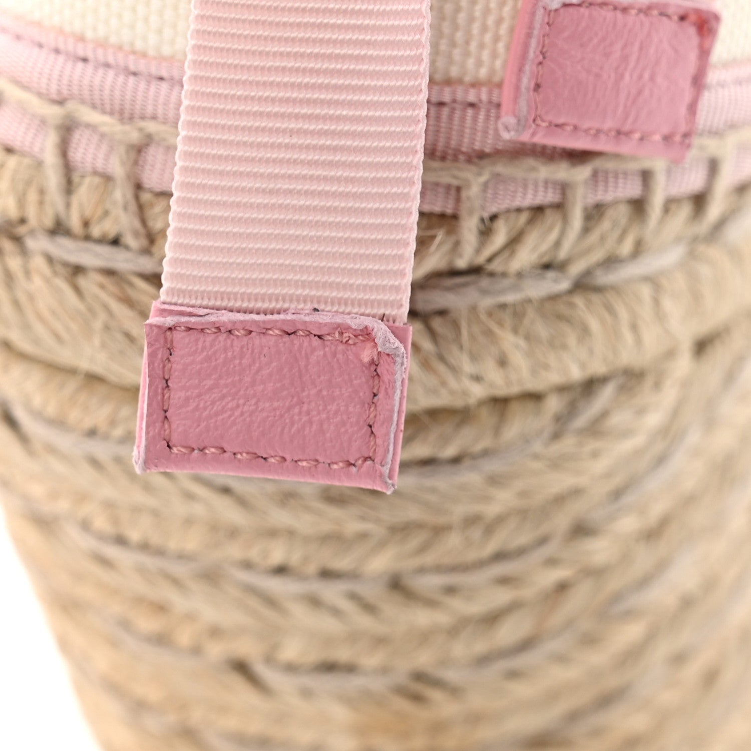 Gucci Canvas Grossgrain Embroidered Judit Ankle Wrap Platform 35/120mm Espadrille Wedges 37.5 White Shell 7 of 8