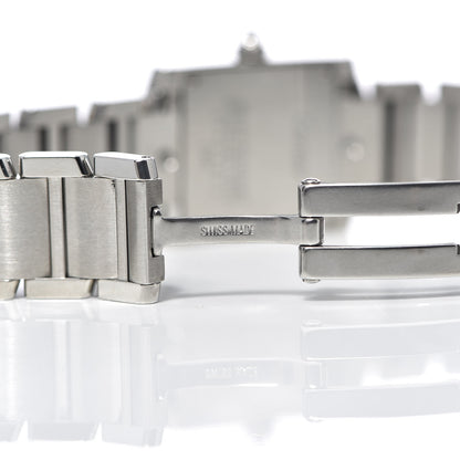 Cartier Stainless Steel 20mm Tank Francaise Quartz Watch 6 of 7