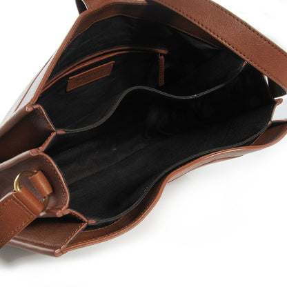 Saint Laurent Leather Medium Chyc Shoulder Bag Whiskey 7 of 10