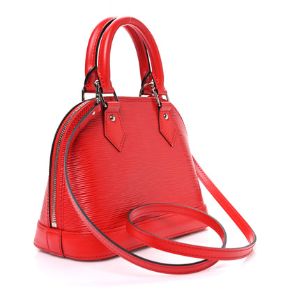 Louis Vuitton Epi Alma BB Castillan Red 3 of 10