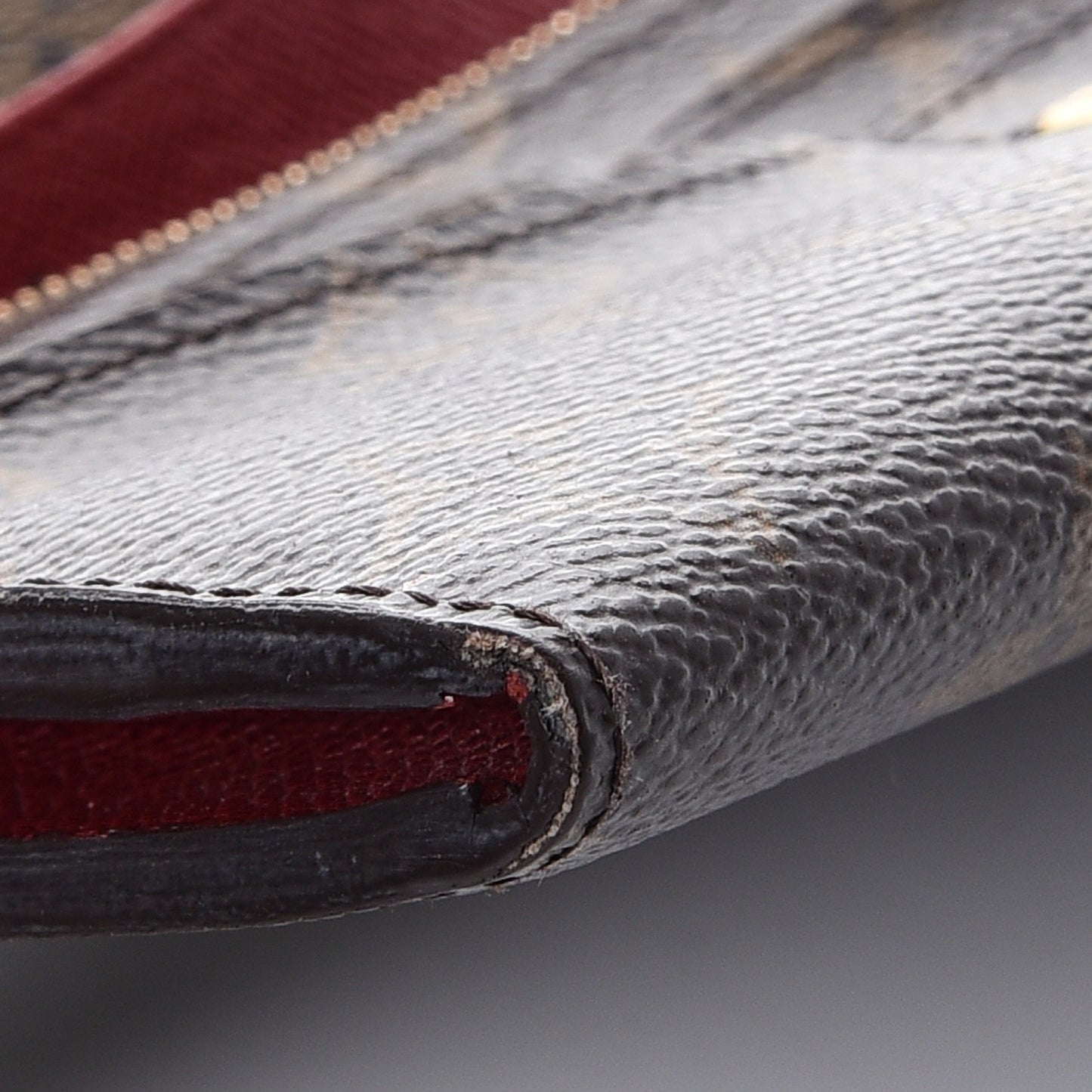 Monogram Emilie Wallet Red