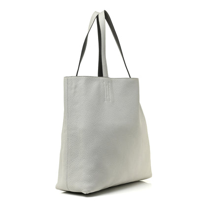 Hermes Taurillon Clemence Double Sens 36 Reversible Tote Gris Perle Etain 11 of 15