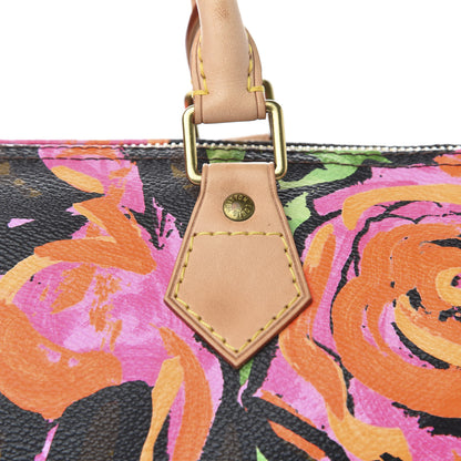 Louis Vuitton Monogram Roses Speedy 30 10 of 10