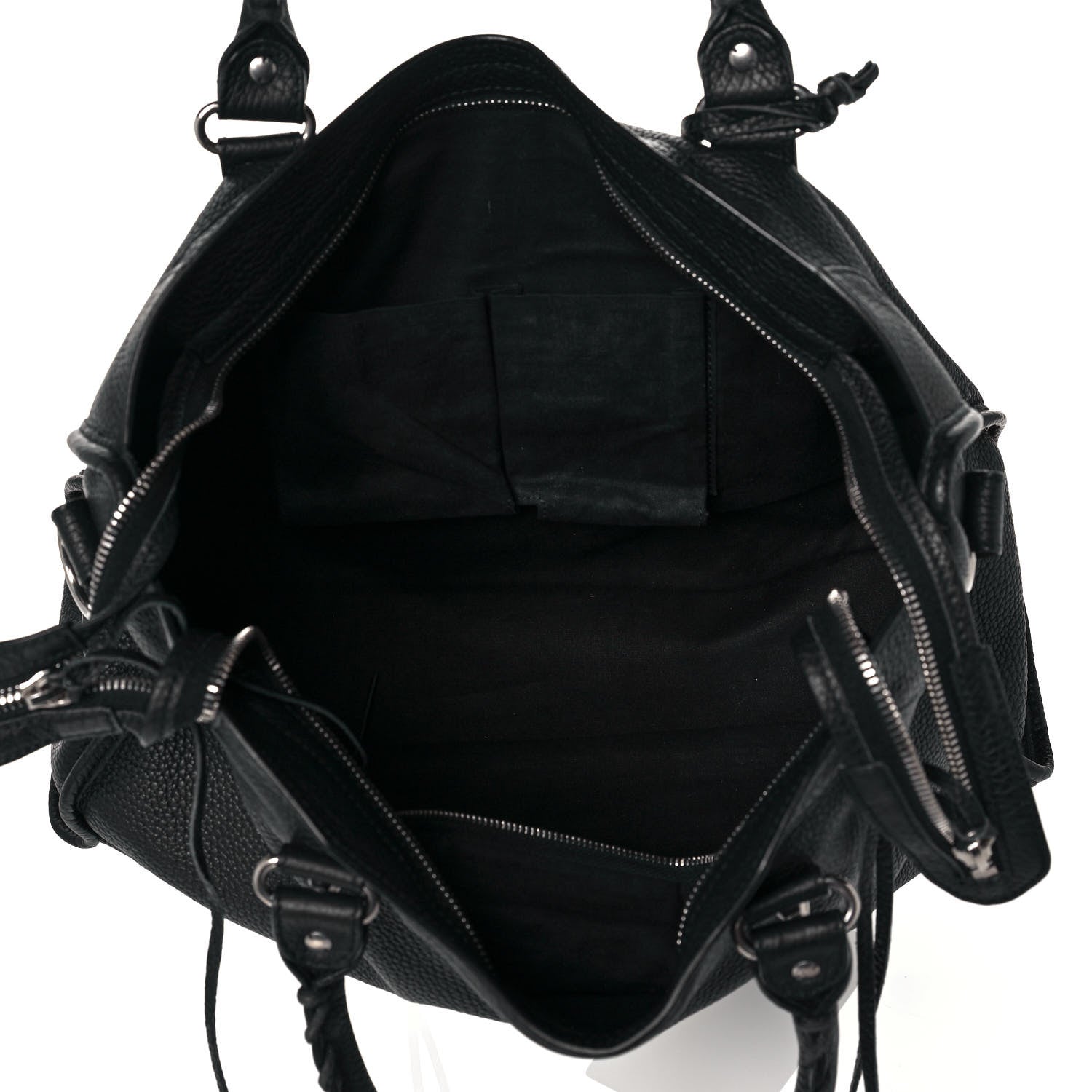 Balenciaga Vibrato Calfskin Classic Silver Hardware City Black 5 of 13