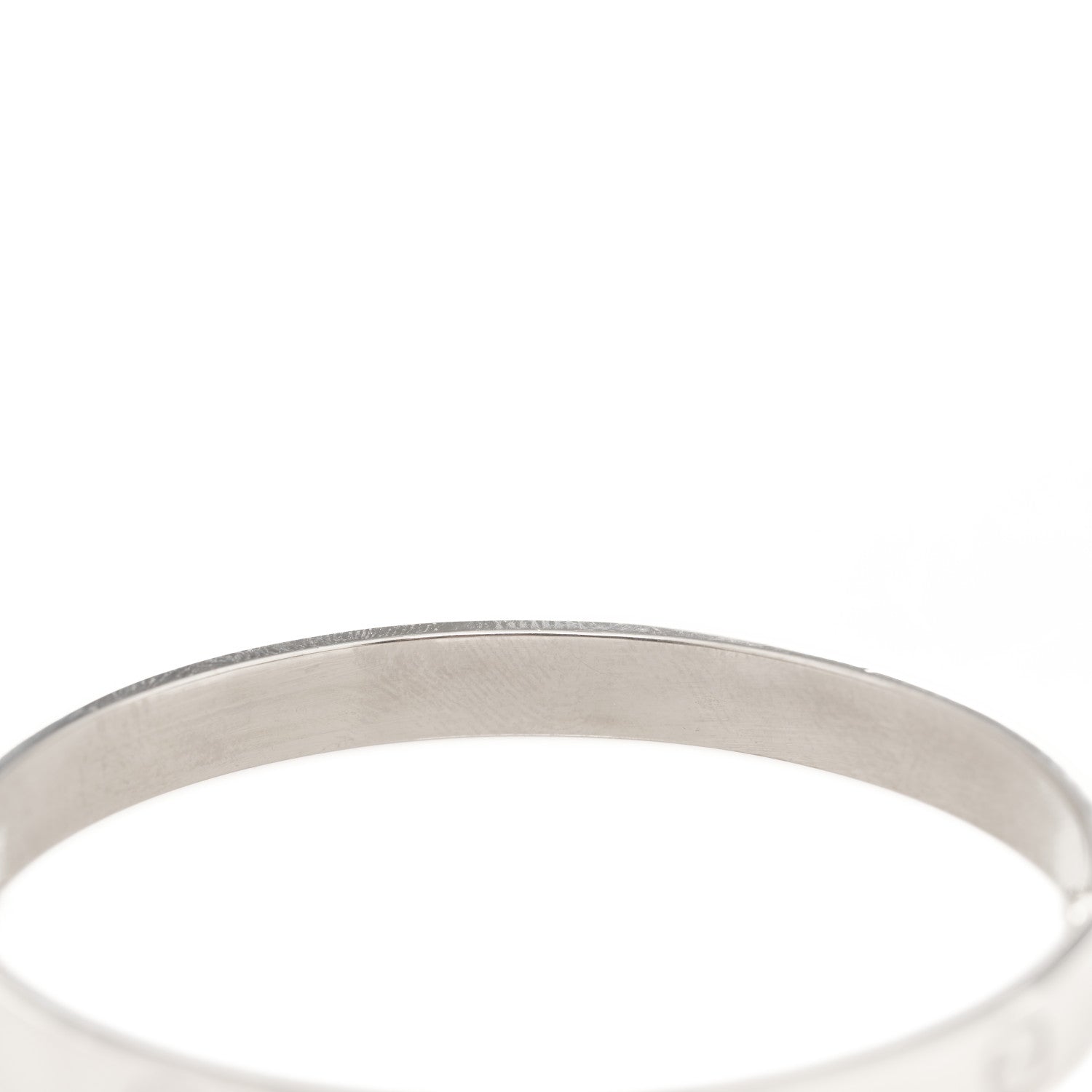 Cartier 18K White Gold LOVE Bracelet 17 5 of 5