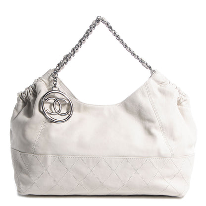 Chanel Calfskin Baby Coco Cabas White 1 of 7