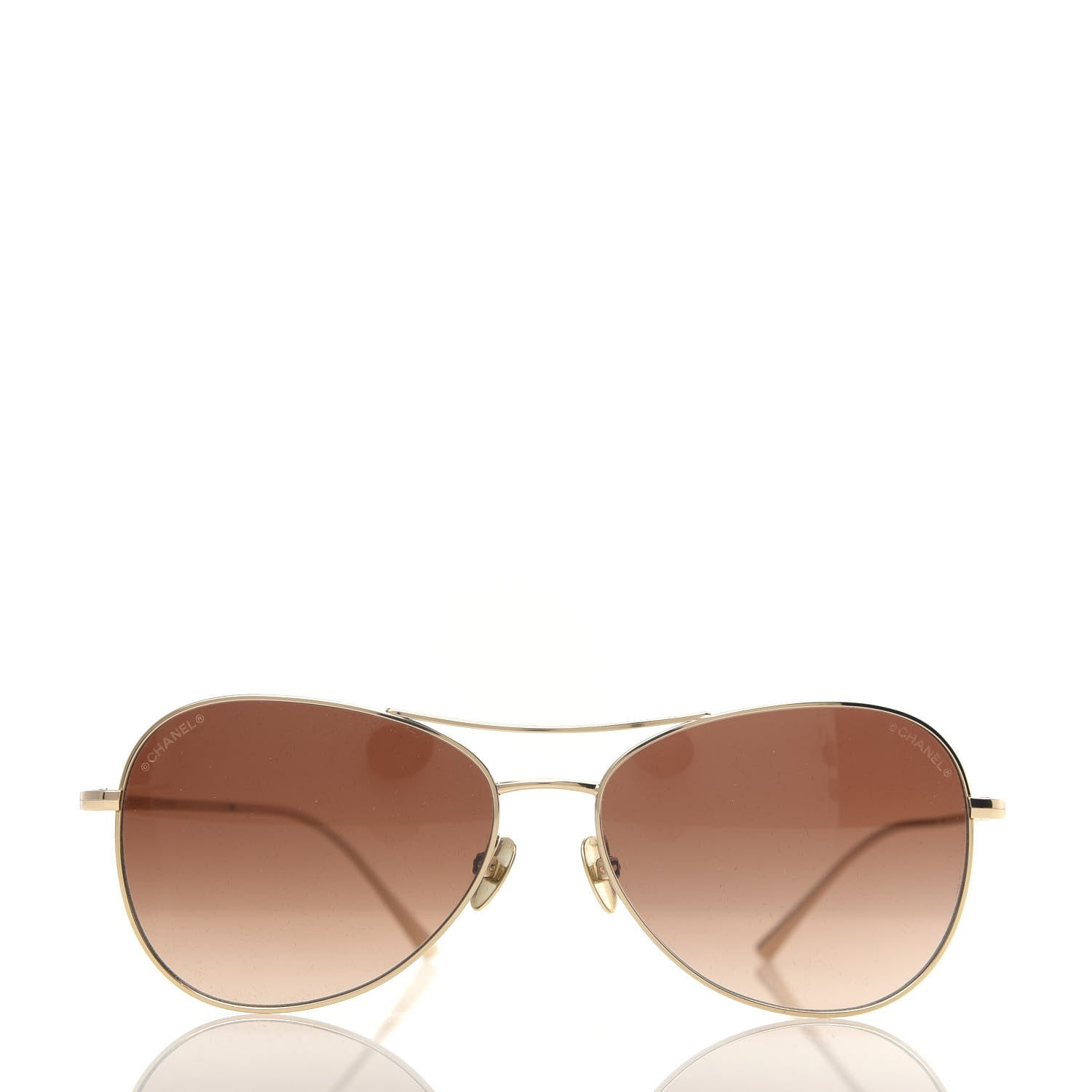 Chanel Sunglasses 4259-T Gold 2 of 8