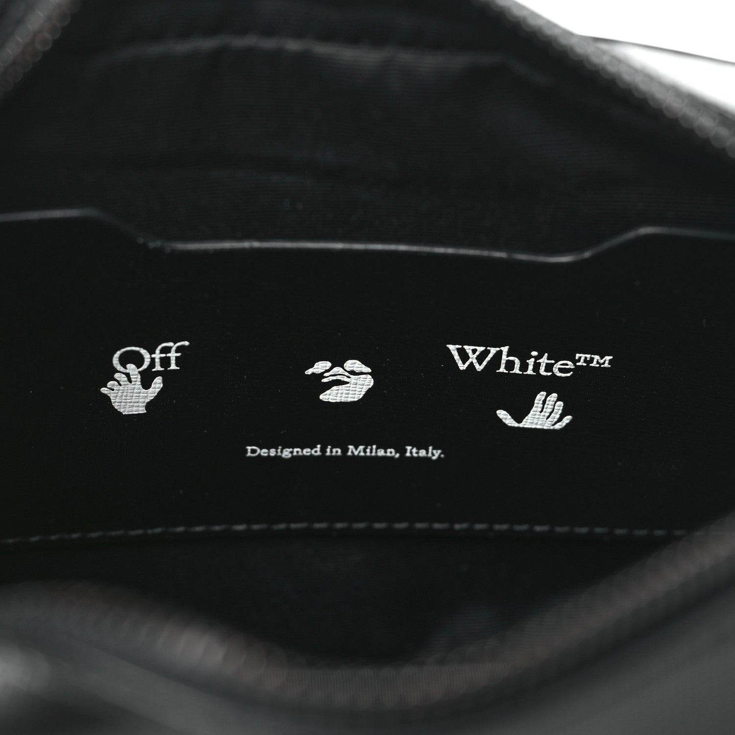 Off-White Saffiano Diag Camera Bag Black 6 of 8