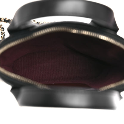 Chanel Caviar Quilted Top Handle Clutch With Chain Black 5 of 11