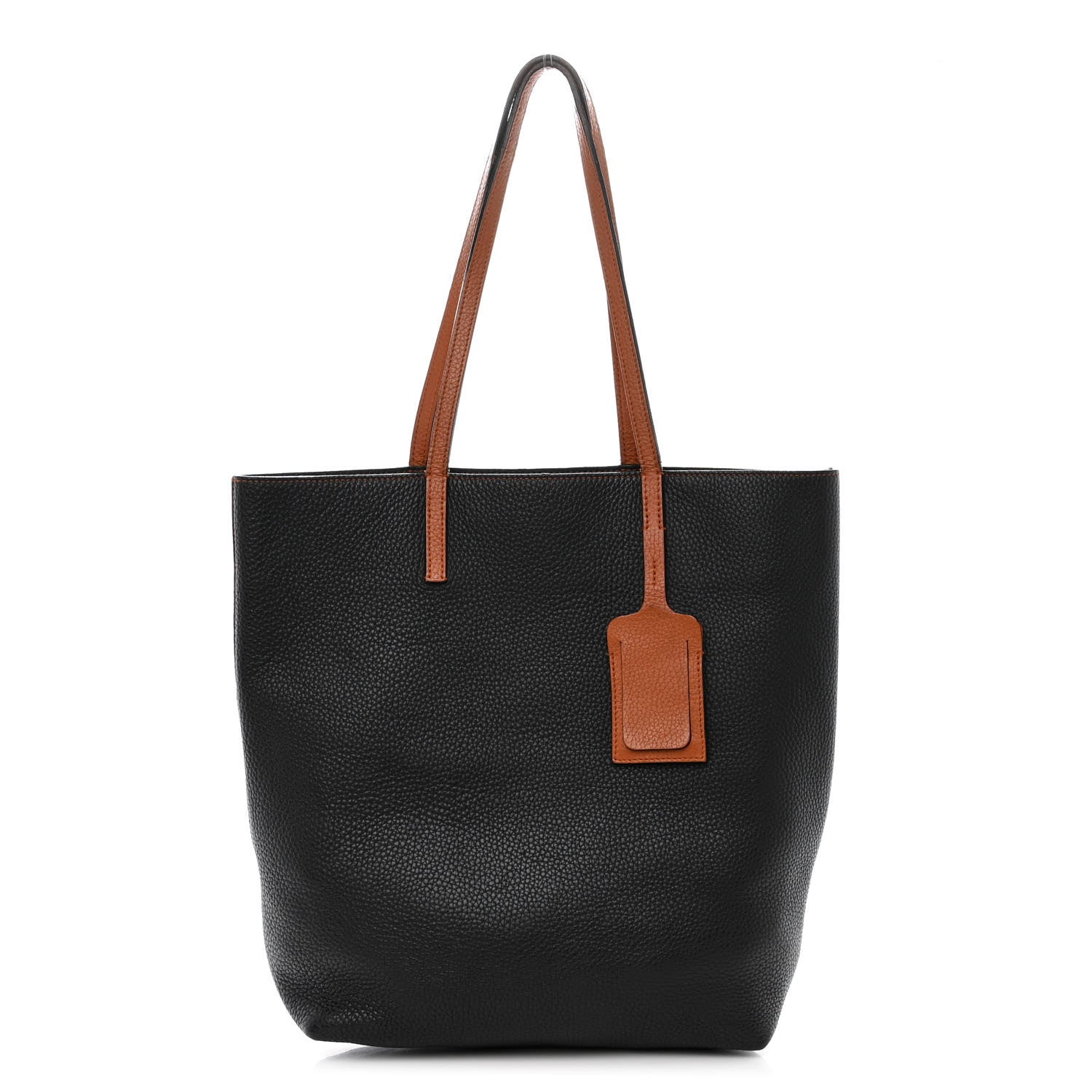 Moynat Taurillon Blush Tote Black Cognac 1 of 11