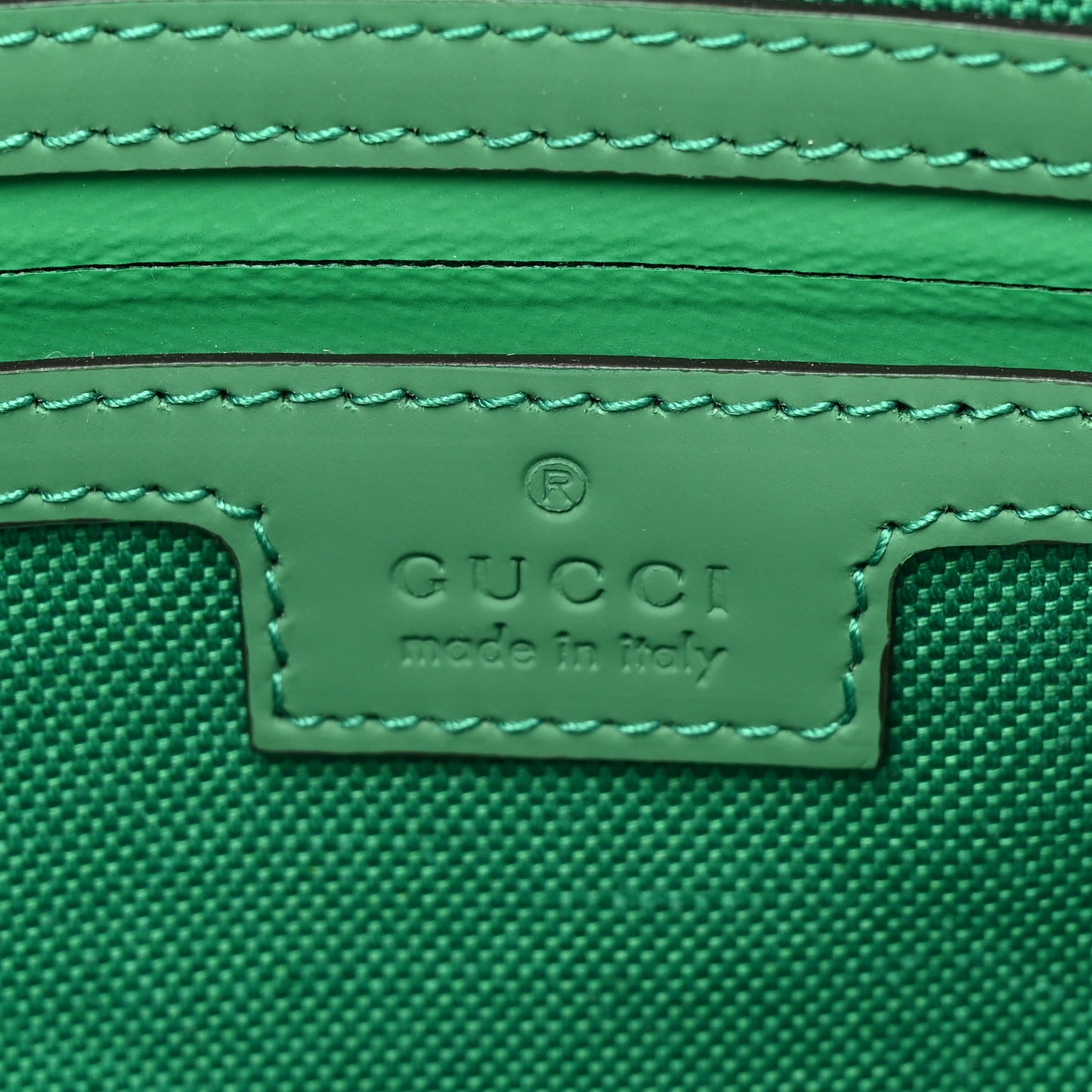 Rubber Effect Monogram GG Crossbody Bag New Shamarock