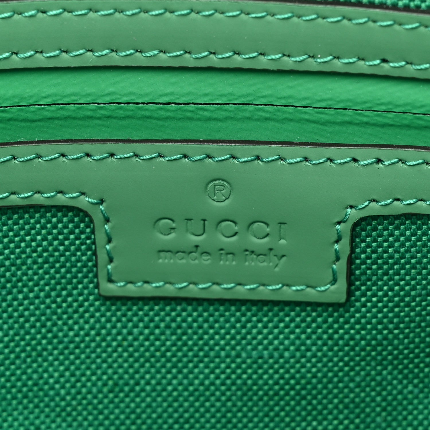 Gucci Rubber Effect Monogram GG Crossbody Bag New Shamarock 6 of 10