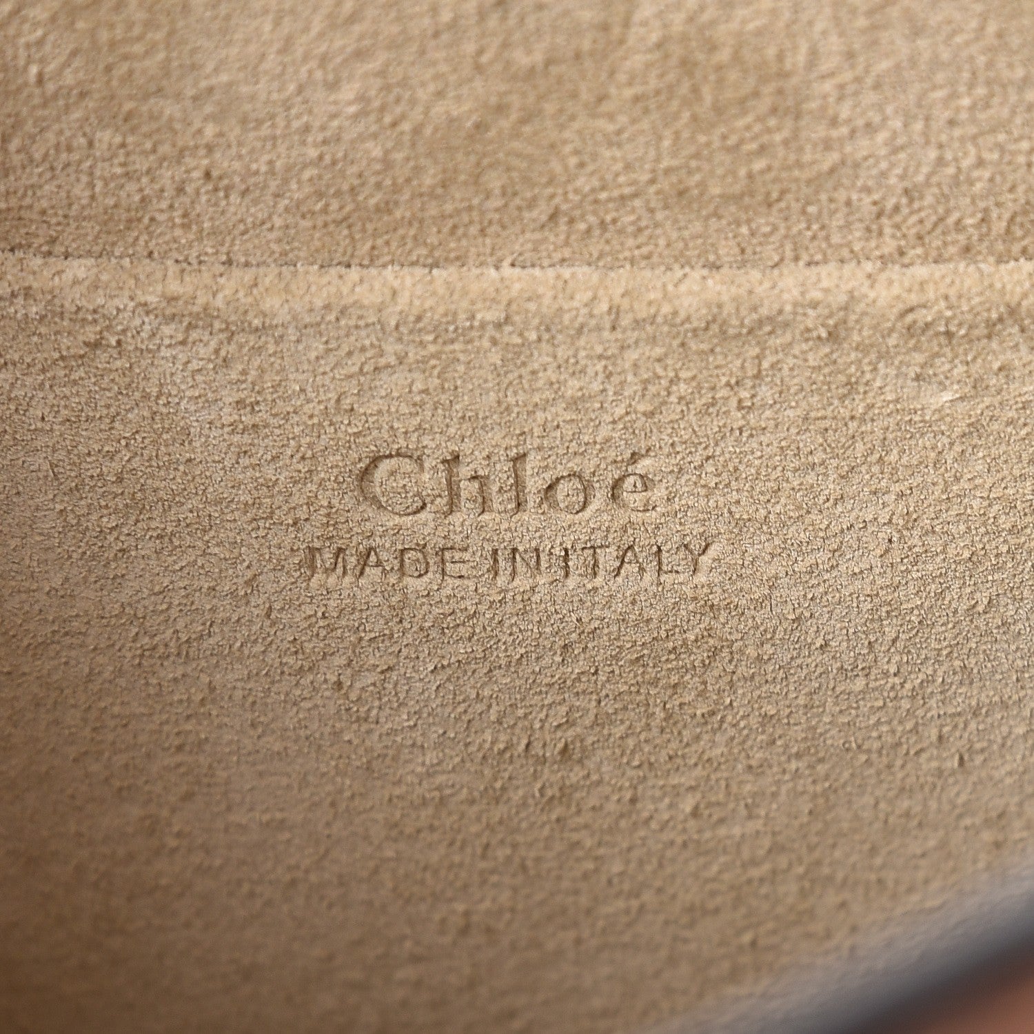 Chloe Calfskin Suede Medium Nile Bracelet Bag Caramel 6 of 7