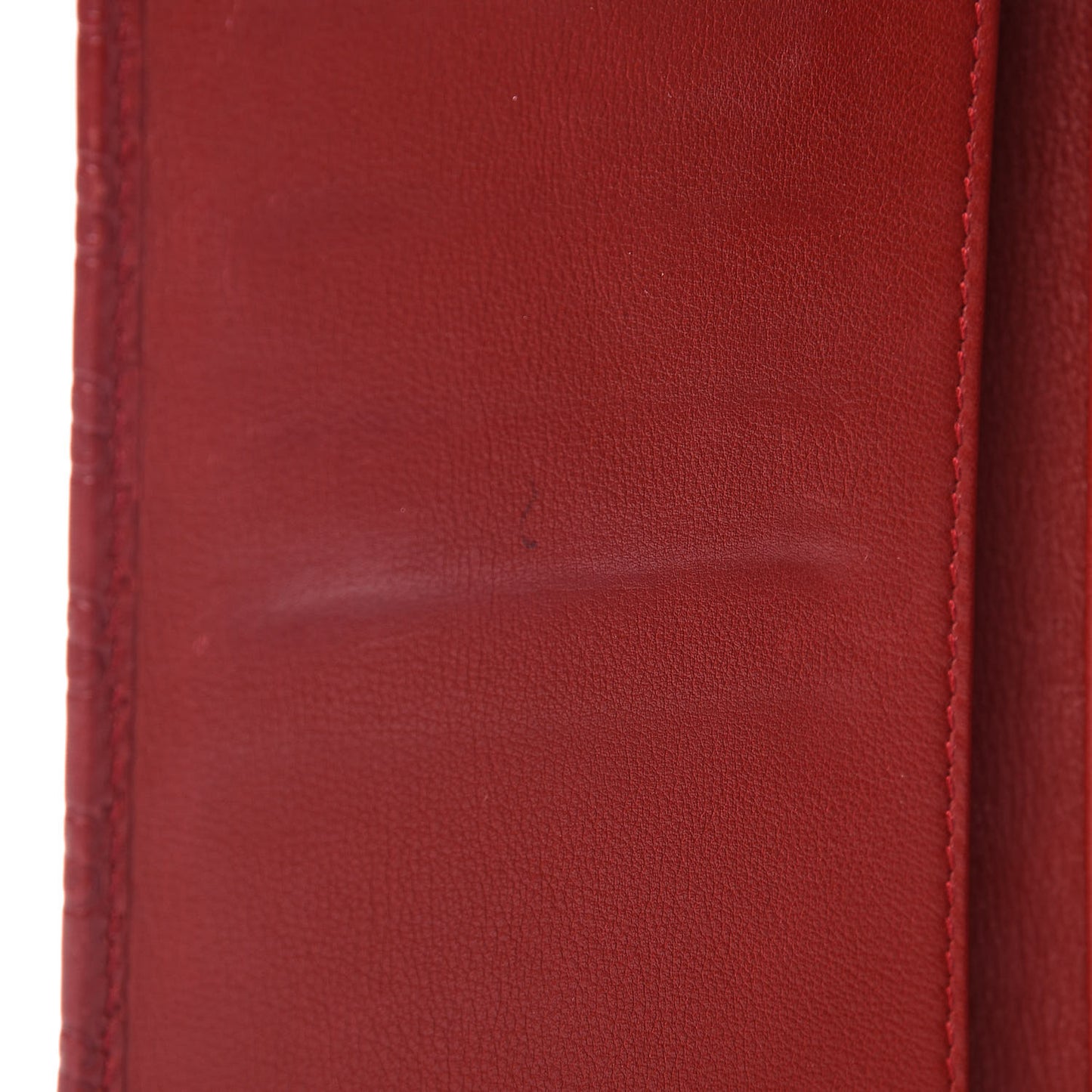Microguccissima Continental Flap Wallet Red