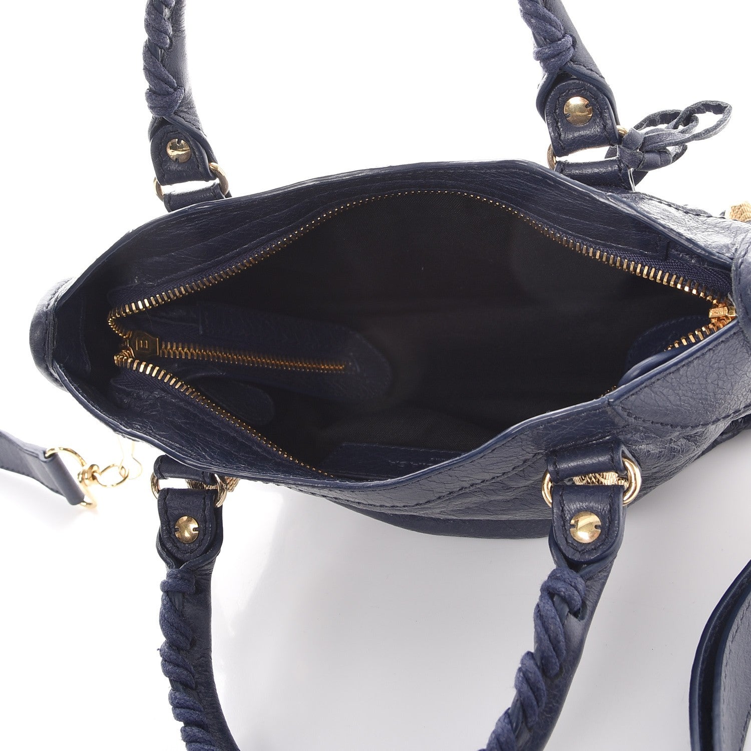 Balenciaga Agneau Giant 12 Gold Hardware Mini City Gris Chartreux 5 of 9