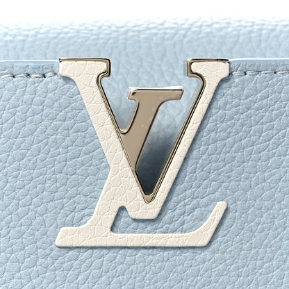 Louis Vuitton Taurillon Capucines BB Wisteria Light Blue 8 of 11