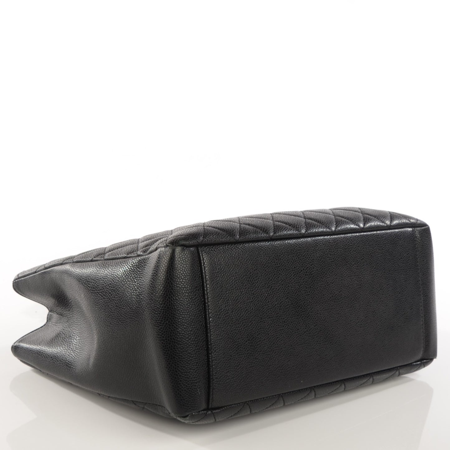 Caviar Quilted Grand Shopping Tote GST Black