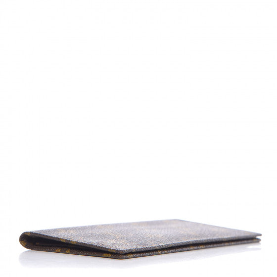 Monogram Checkbook Holder Wallet