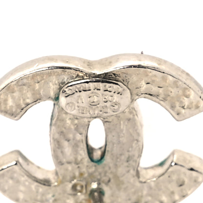Chanel Crystal CC Earrings Silver 4 of 5