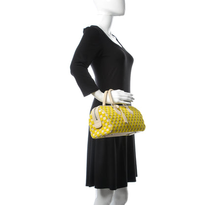 Louis Vuitton Damier Cubic Speedy East West Yellow 2 of 33